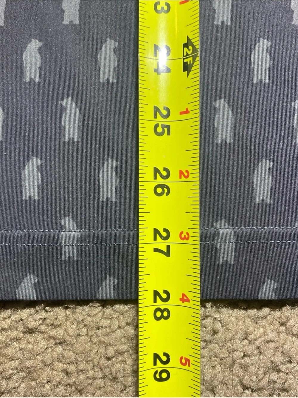 WAGGLE Golf Polo Medium All Over Pattern Bears Performance Sport Preppy Nature - Picture 5 of 6